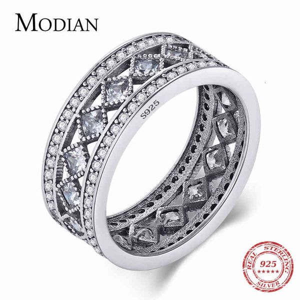 modian new style classic real 925 sterling silver square ring fashion wedding luxury jewelry sparkling cz women valentine's gift, Golden;silver
modian new style classic real 925 sterling silver square ring fashion wedding luxury jewelry sparkling cz women valentine's gift, Golden;silver