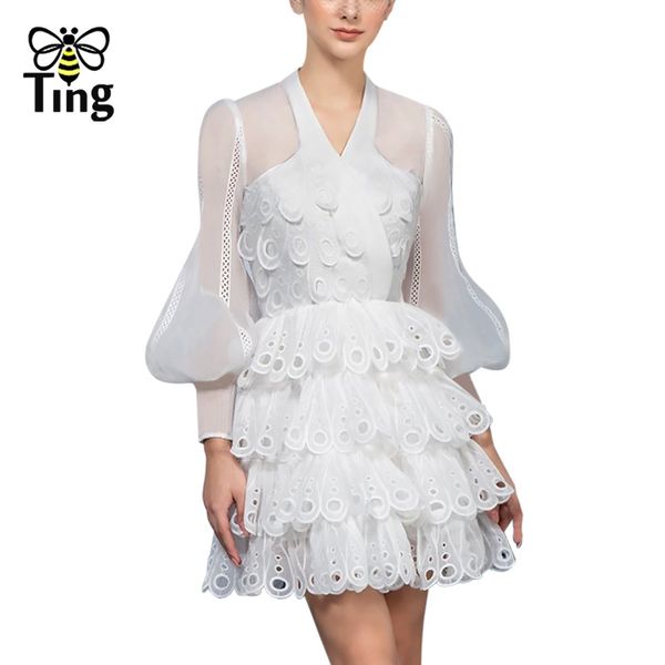 runway design hollow cut out ruffles white mini dress long lantern sleeve vintage organza short party dresses elbise za 210513, Black;gray
runway design hollow cut out ruffles white mini dress long lantern sleeve vintage organza short party dresses elbise za 210513, Black;gray