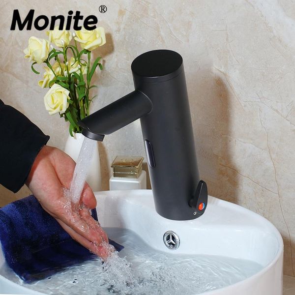 bathroom sink faucets monite black painting sense faucet tap automatic sensor inductive basin water mixer
bathroom sink faucets monite black painting sense faucet tap automatic sensor inductive basin water mixer