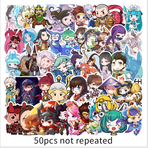 50 pcs king of glory graffiti waterproof skateboard travel suitcase phone lapluggage stickers cute kids girl toys
50 pcs king of glory graffiti waterproof skateboard travel suitcase phone lapluggage stickers cute kids girl toys