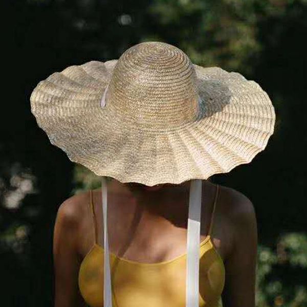 pastoral storm fold bandage big eaves straw hat women's outdoor travel beach vacation po sunscreen wide brim hats, Blue;gray
pastoral storm fold bandage big eaves straw hat women's outdoor travel beach vacation po sunscreen wide brim hats, Blue;gray