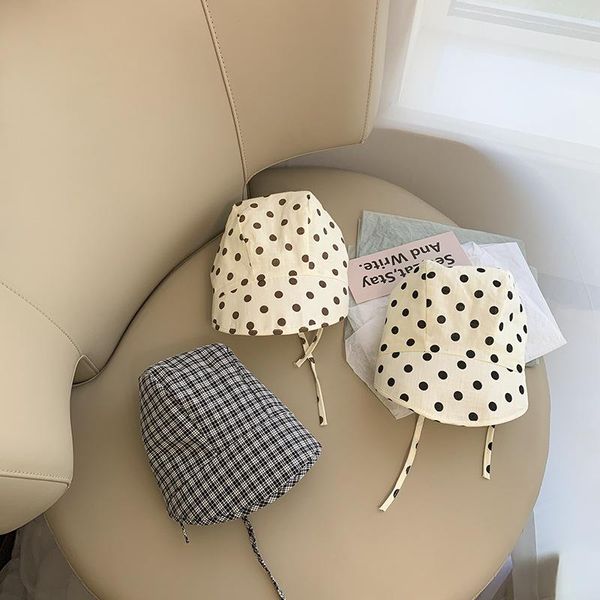 children's hat polka dot plaid boys and girls fisherman spring/summer sunscreen autumn/winter windproof baby basin caps & hats, Yellow
children's hat polka dot plaid boys and girls fisherman spring/summer sunscreen autumn/winter windproof baby basin caps & hats, Yellow