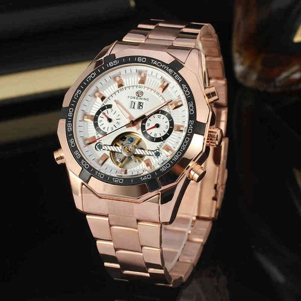 men tours mechanical watches researching casual sport automatic clock luxury steel band man relogio, Slivery;brown
men tours mechanical watches researching casual sport automatic clock luxury steel band man relogio, Slivery;brown