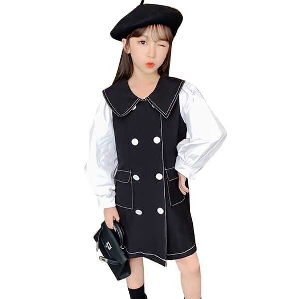 girl dress patchwork girls party spring autumn kids es casual style clothes for 6 8 10 12 14 210527, Red;yellow 
girl dress patchwork girls party spring autumn kids es casual style clothes for 6 8 10 12 14 210527, Red;yellow