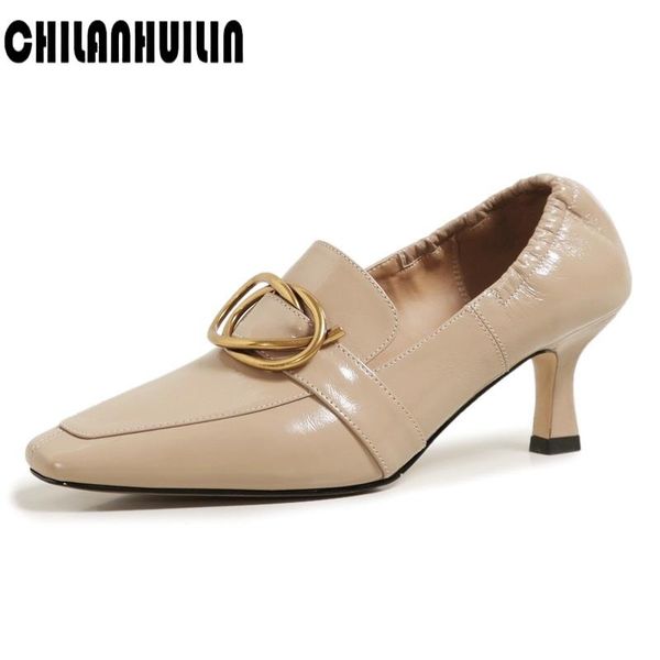 dress shoes ladies pumps spike high heel genuine cow leather metal buckle pointed toe women party autumn summer footwear, Black
dress shoes ladies pumps spike high heel genuine cow leather metal buckle pointed toe women party autumn summer footwear, Black