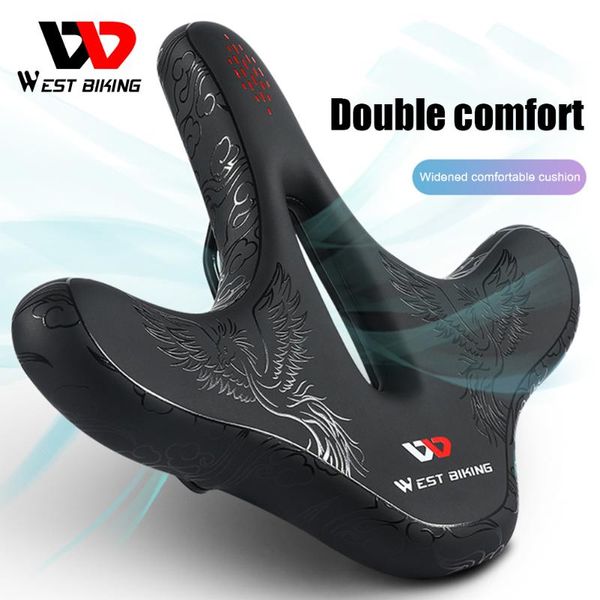 bike saddles ergonomic soft bicycle saddle widen cushion pad mtb road comfortable breathable cycling seat
bike saddles ergonomic soft bicycle saddle widen cushion pad mtb road comfortable breathable cycling seat