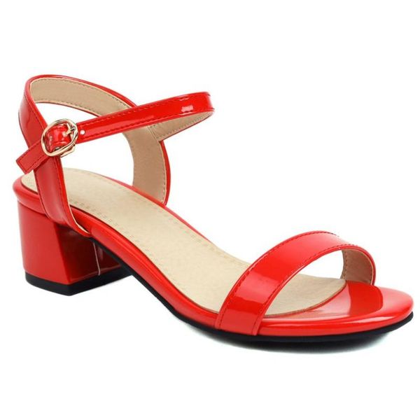 womens sandals chunky heel single belt buckle pu shoes footwear plus big size 33 - 46 summer outfits street style, Black
womens sandals chunky heel single belt buckle pu shoes footwear plus big size 33 - 46 summer outfits street style, Black