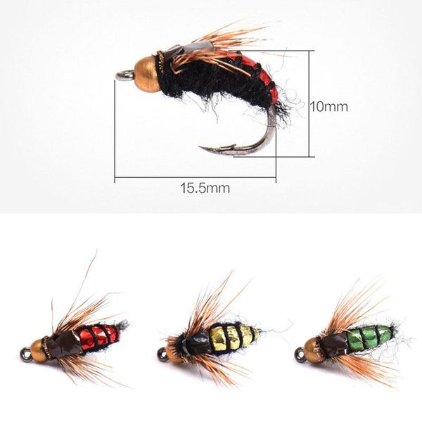 40pcs / box fishing artificial bait hook carbon steel simulation feather wing lure kit dry hooks
40pcs / box fishing artificial bait hook carbon steel simulation feather wing lure kit dry hooks