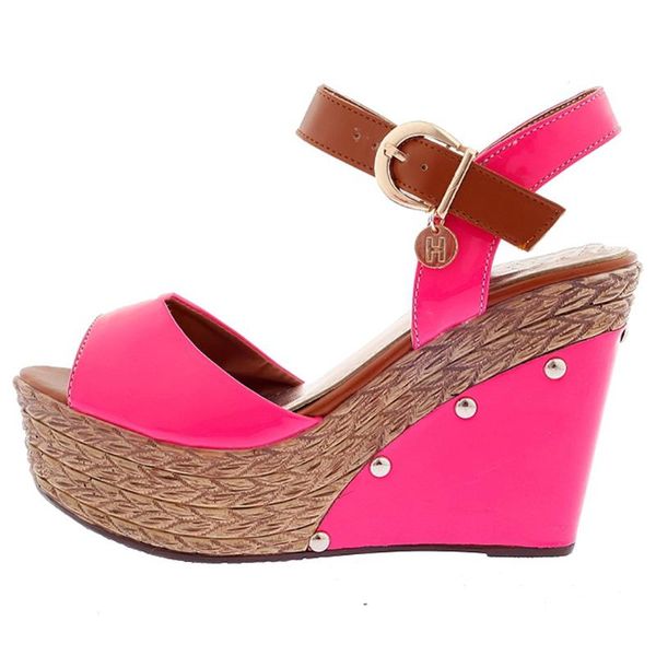 ins summer bright colors platform shoes women retro wedges party sandals high heels, Black
ins summer bright colors platform shoes women retro wedges party sandals high heels, Black