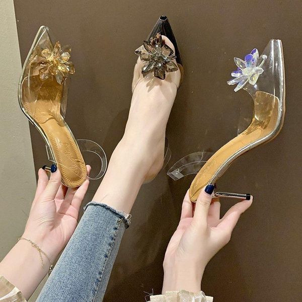 sandals fashion summer transparent pvc crystal bling women's 7.5cm high heels woman pumps 2021 shoes 34-43 plus size, Black
sandals fashion summer transparent pvc crystal bling women's 7.5cm high heels woman pumps 2021 shoes 34-43 plus size, Black