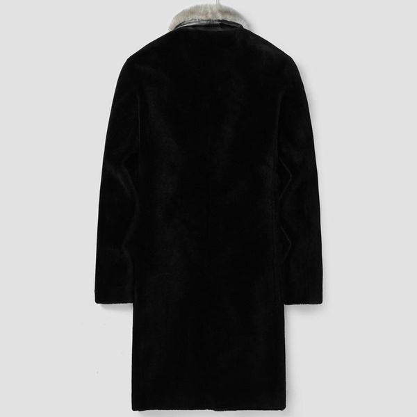 men's leather & faux sheep shearling winter jacket men 100%wool coat real collar streetwear jackets chaqueta lsy022150 my1615, Black
men's leather & faux sheep shearling winter jacket men 100%wool coat real collar streetwear jackets chaqueta lsy022150 my1615, Black
