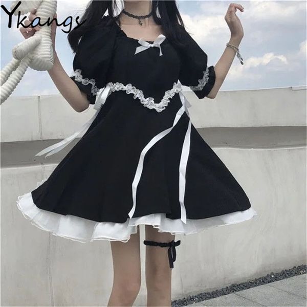 japanese lolita gothic dress girl patchwork vintage designer mini japan style kawaii clothes summer es women 210421, White
japanese lolita gothic dress girl patchwork vintage designer mini japan style kawaii clothes summer es women 210421, White