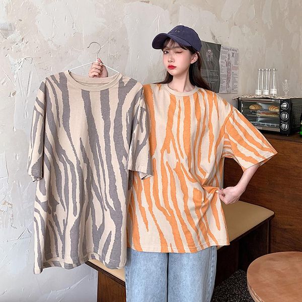 women's t-shirt summer style college loose printing large size short-sleeved women, White
women's t-shirt summer style college loose printing large size short-sleeved women, White
