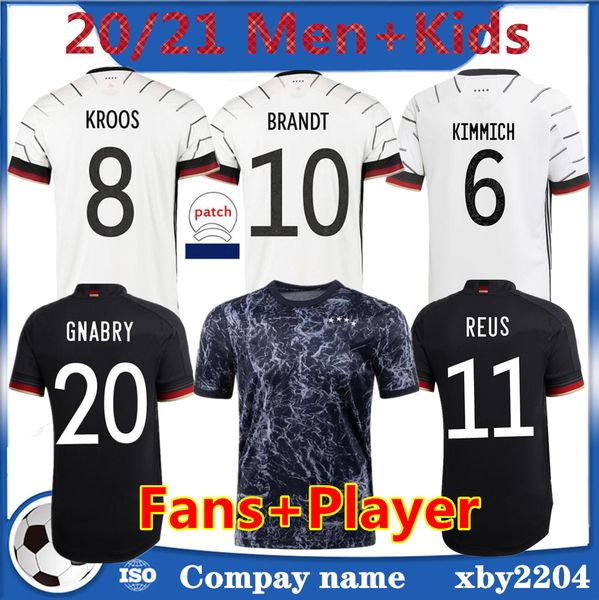 20 21 fans player version germany soccer jersey werner havertz sane muller hummels gnabry goretzka reus european cup football shirt uniforms, Black;yellow
20 21 fans player version germany soccer jersey werner havertz sane muller hummels gnabry goretzka reus european cup football shirt uniforms, Black;yellow
