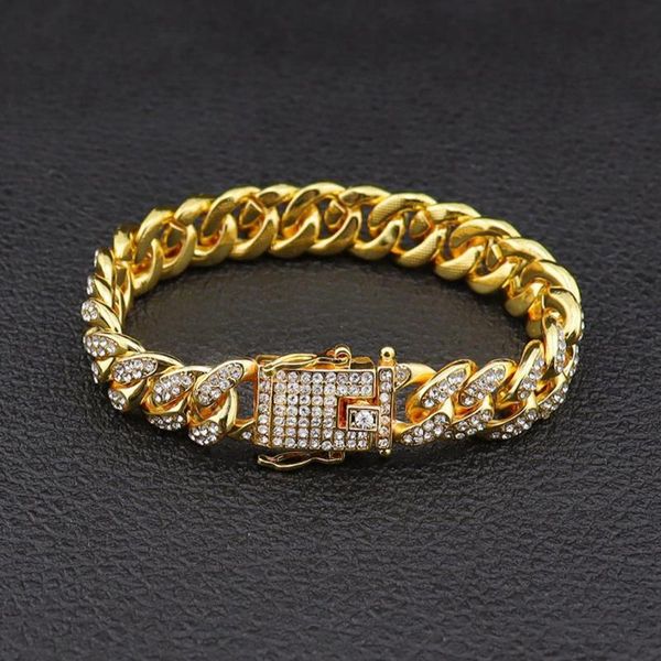 charm bracelets european and american hiphop bracelet men bow buckle gold - plated diamond full cuba, Golden;silver
charm bracelets european and american hiphop bracelet men bow buckle gold - plated diamond full cuba, Golden;silver
