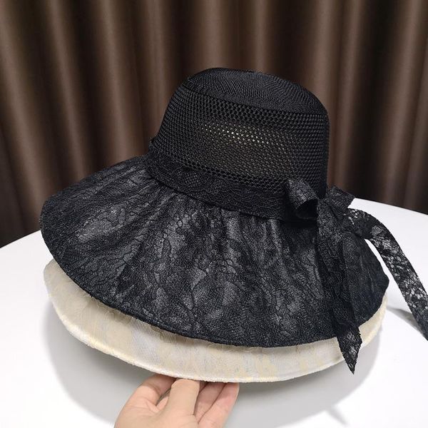 wide brim hats large brimmed bow sun women thin lace bowknot sweet bucket hat 4 colors spring summer beach protectors caps 54-58cm, Blue;gray
wide brim hats large brimmed bow sun women thin lace bowknot sweet bucket hat 4 colors spring summer beach protectors caps 54-58cm, Blue;gray