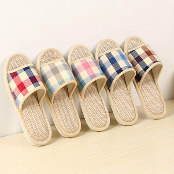 summer linen women's slippers home leisure comfortable non-slip cotton thick cute lattice indoor floor men's, Black
summer linen women's slippers home leisure comfortable non-slip cotton thick cute lattice indoor floor men's, Black