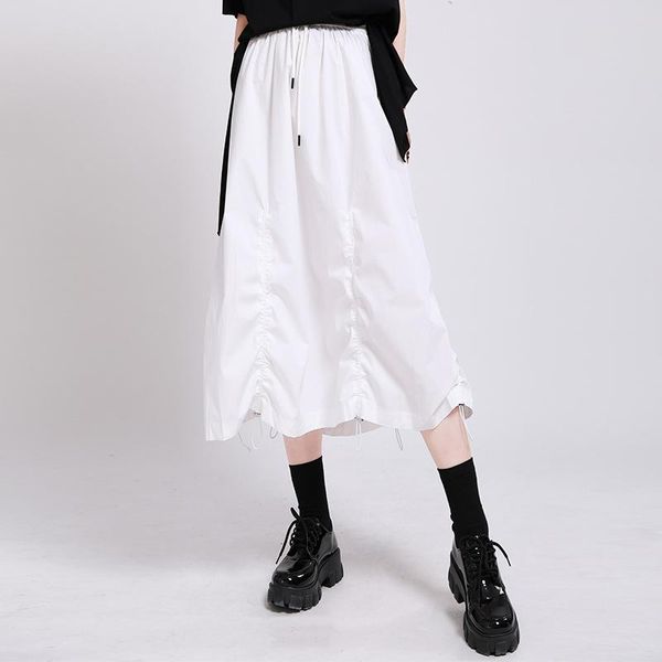 skirts skirt 2021 summer ruffle drawstring elastic waist irregular white black pleated punk plus size lady faldas
skirts skirt 2021 summer ruffle drawstring elastic waist irregular white black pleated punk plus size lady faldas