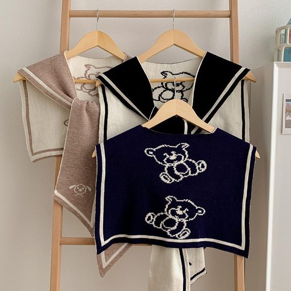 scarves knitted women's cloak shoulder scarf shawl fake collar waistcoat decoration matching cervical knotted for women, Blue;gray
scarves knitted women's cloak shoulder scarf shawl fake collar waistcoat decoration matching cervical knotted for women, Blue;gray