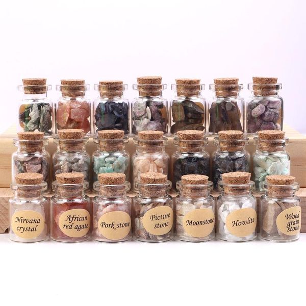 decorative objects & figurines 80pcs/set natural crystal gravel rough stone healing reiki minerals specimen wishing bottle collection home d
decorative objects & figurines 80pcs/set natural crystal gravel rough stone healing reiki minerals specimen wishing bottle collection home d