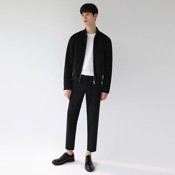 men's jackets the-neck solid korean man jacket loose zipper long sleeve black thin boy mo4z, Black;brown
men's jackets the-neck solid korean man jacket loose zipper long sleeve black thin boy mo4z, Black;brown