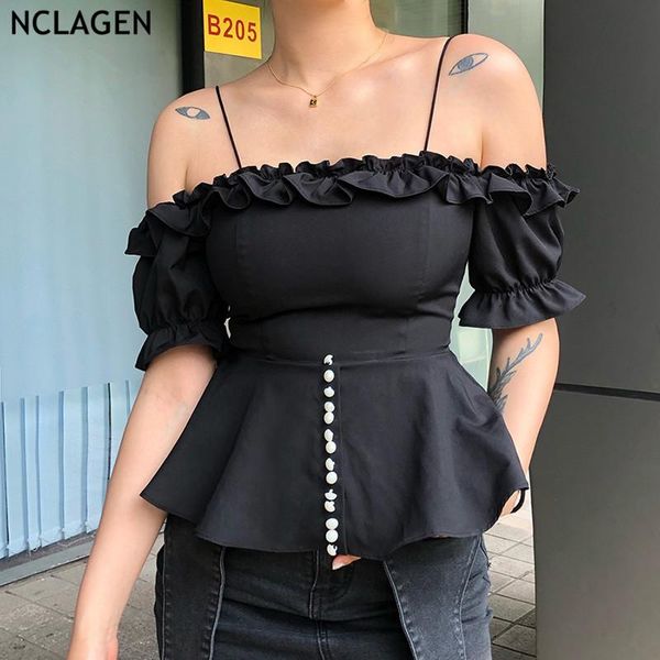 women's t-shirt nclagen ruched edible tree off shoulder puff sleeve t shirt ruffles bustier street fashion women summer t-shirts, White
women's t-shirt nclagen ruched edible tree off shoulder puff sleeve t shirt ruffles bustier street fashion women summer t-shirts, White