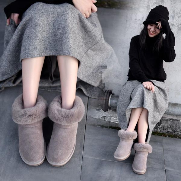 boots artmu original leather belt buckle snow hair ankle flat bottom plush cotton shoes antiskid warm women, Black
boots artmu original leather belt buckle snow hair ankle flat bottom plush cotton shoes antiskid warm women, Black