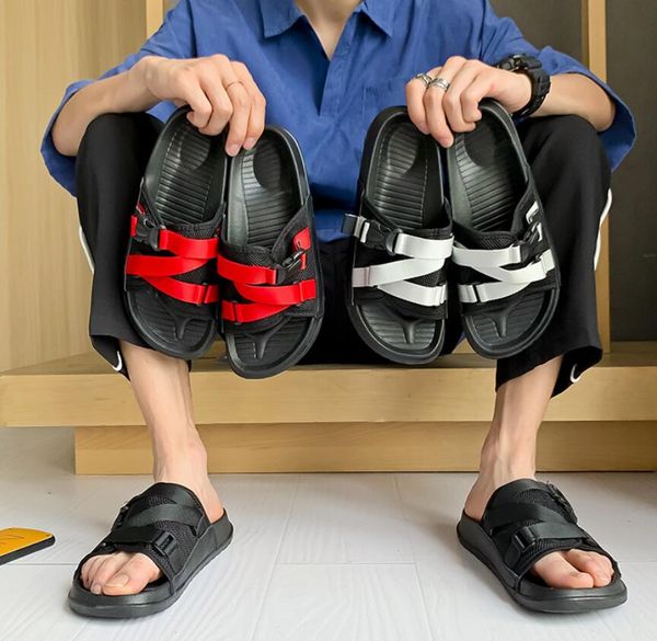 summer leisure trend men's sandals home dual-use tide shoes beach non-slip slippers, Black
summer leisure trend men's sandals home dual-use tide shoes beach non-slip slippers, Black