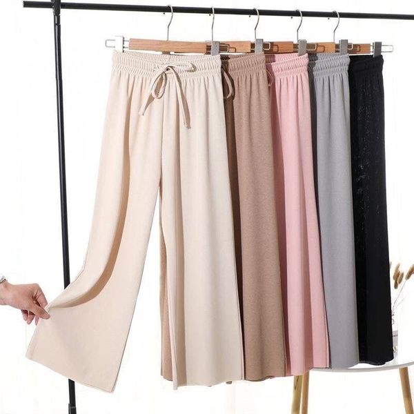solid color women wide leg pants high waist lace-up casual loose plus size spring summer autumn daily trousers black beige women's & ca, Black;white
solid color women wide leg pants high waist lace-up casual loose plus size spring summer autumn daily trousers black beige women's & ca, Black;white