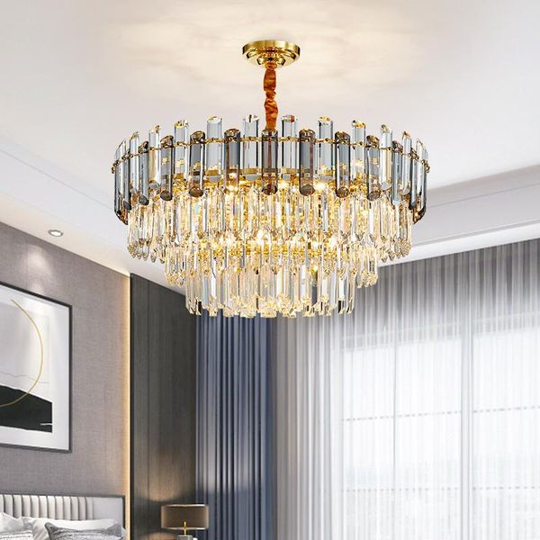 pendant lamps modern indoor brass smoke grey blown transparent crystal chandelier light for home el hall meeting room
pendant lamps modern indoor brass smoke grey blown transparent crystal chandelier light for home el hall meeting room