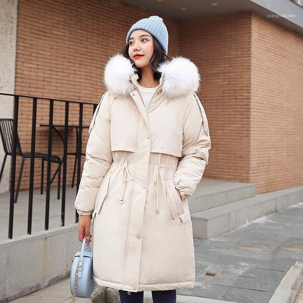 women's down & parkas 2021 long fashion drawstring women winter jacket cotton padded warm thicken fur collar ladies coats parka womens, Black
women's down & parkas 2021 long fashion drawstring women winter jacket cotton padded warm thicken fur collar ladies coats parka womens, Black
