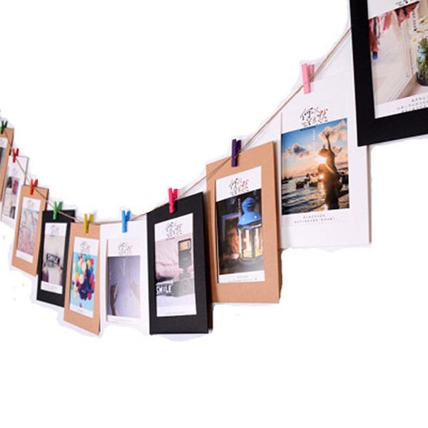 21pcs/set home diy kraft paper po frame with wooden clip and string hanging wall decration birthday party wedding decoration
21pcs/set home diy kraft paper po frame with wooden clip and string hanging wall decration birthday party wedding decoration