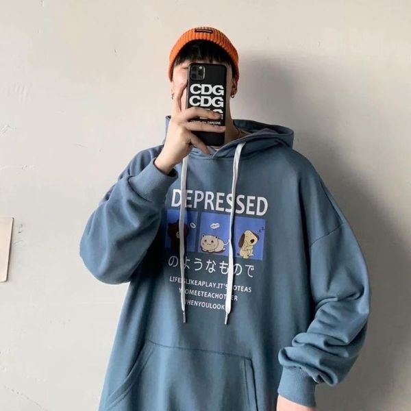 j-jay brand 2021 spring and autumn men's sweater printing loose trend fashion hip-hop hooded hoodies & sweatshirts, Black
j-jay brand 2021 spring and autumn men's sweater printing loose trend fashion hip-hop hooded hoodies & sweatshirts, Black