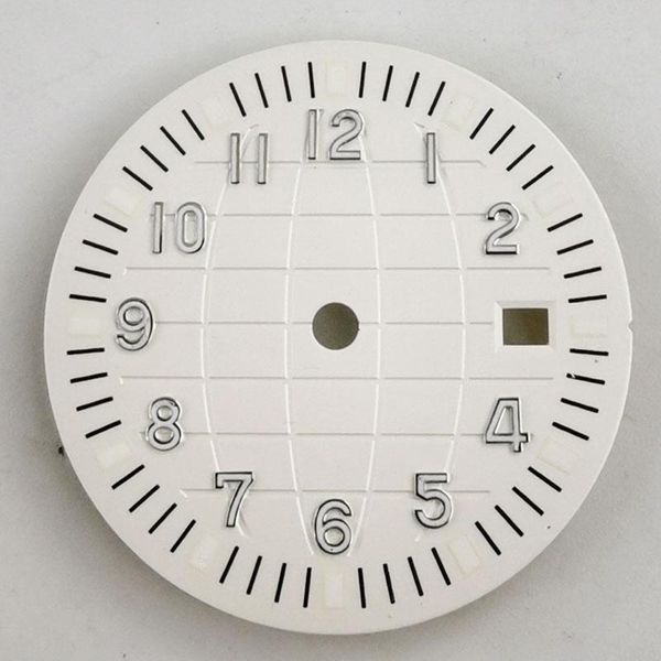 repair tools & kits 31.5mm white watch dial plate with date window earth pattern fit automatic movement
repair tools & kits 31.5mm white watch dial plate with date window earth pattern fit automatic movement