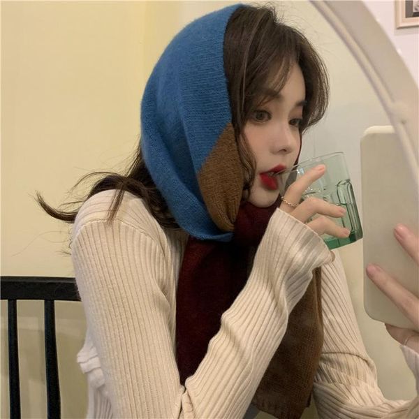 soft knitted scarf women's short wool color matching ins wind neck designer satin scarves women, Blue;gray
soft knitted scarf women's short wool color matching ins wind neck designer satin scarves women, Blue;gray