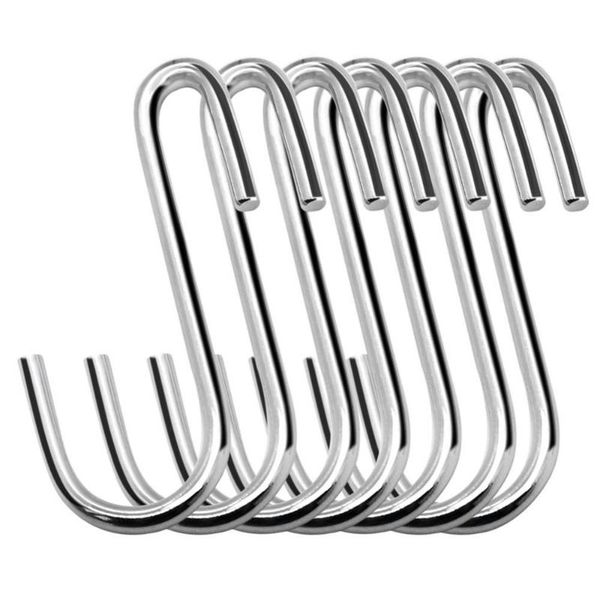 4/8pcs multifunction s-shaped stainless steel hanging hooks kitchen bathroom hangers holder home bedroom metal & rails
4/8pcs multifunction s-shaped stainless steel hanging hooks kitchen bathroom hangers holder home bedroom metal & rails