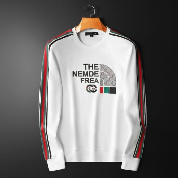 2021 new four seasons men's round neck embroidery fashion sweater autumn and winter bottoming shirt t-shirt, Black
2021 new four seasons men's round neck embroidery fashion sweater autumn and winter bottoming shirt t-shirt, Black