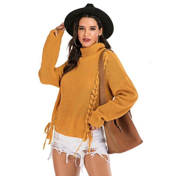 women's sweaters women long sleeve lace-up pullover turtleneck solid loose jumper u6ck, White;black
women's sweaters women long sleeve lace-up pullover turtleneck solid loose jumper u6ck, White;black