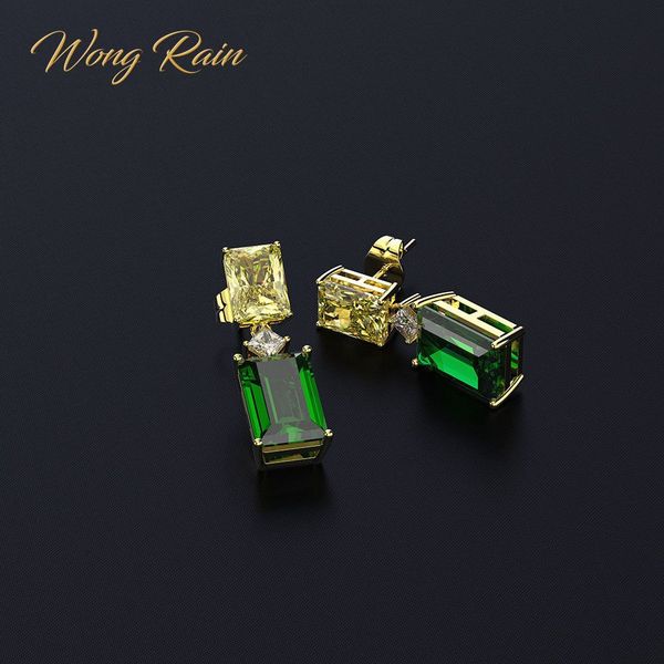 wong rain vintage 100% 925 sterling silver citrine emerald gemstone diamonds anniversary earrings fine jewelry gift whole, Golden
wong rain vintage 100% 925 sterling silver citrine emerald gemstone diamonds anniversary earrings fine jewelry gift whole, Golden