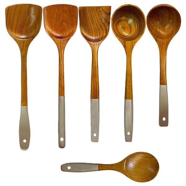 spoons 6pcs non-stick pan wooden spatula cooking rice cooker small spoon frying kitchenware set
spoons 6pcs non-stick pan wooden spatula cooking rice cooker small spoon frying kitchenware set