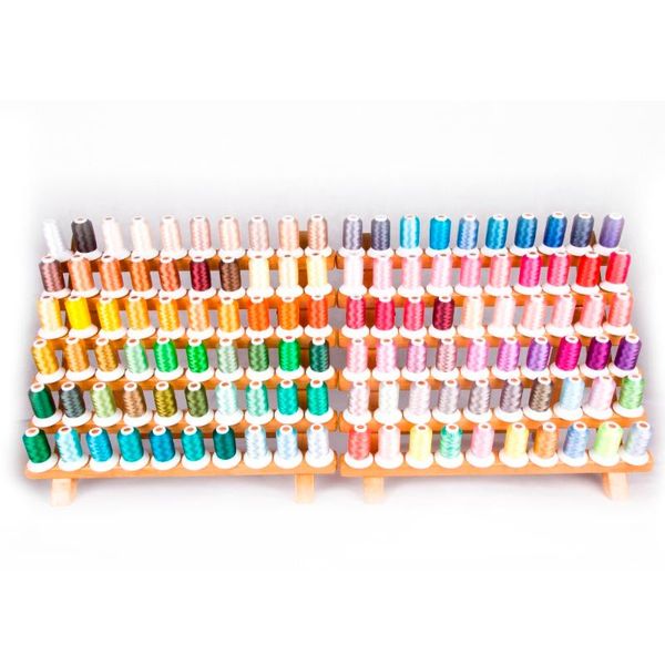yarn simthread polyester embroidery machine thread 120 colors per set for brother babylock janome singer pfaff husqvaran machines, Black;white
yarn simthread polyester embroidery machine thread 120 colors per set for brother babylock janome singer pfaff husqvaran machines, Black;white