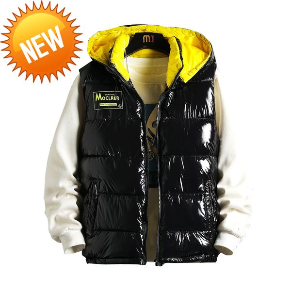 winter jacket vests 2021 men light cotton vest thick sleeveless hooded waistcoat male warm clothes veste homme, Black
winter jacket vests 2021 men light cotton vest thick sleeveless hooded waistcoat male warm clothes veste homme, Black