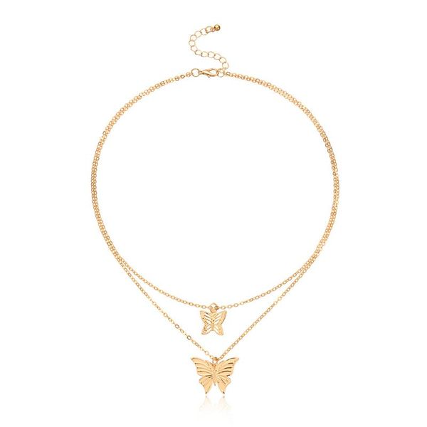 chokers vintage luxury metal necklaces double layers butterfly chain choker women colliers necklace fashion jewelry couple gifts, Golden;silver
chokers vintage luxury metal necklaces double layers butterfly chain choker women colliers necklace fashion jewelry couple gifts, Golden;silver