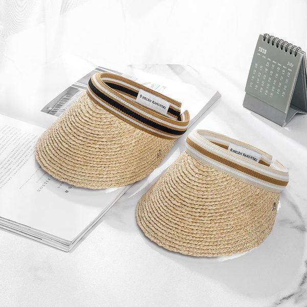 wide brim hats fashion womens cap helen designer handmade straw weaving raffia sun visors white woman hat beach panama travel caps, Blue;gray
wide brim hats fashion womens cap helen designer handmade straw weaving raffia sun visors white woman hat beach panama travel caps, Blue;gray
