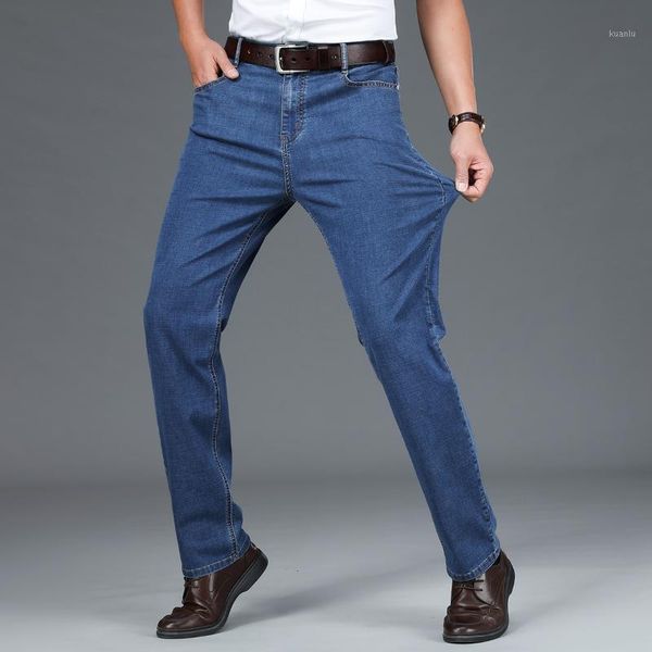 men's jeans 2021 sprin summer cotton stretch classic style fashion casual business loose pants 28-40, Blue
men's jeans 2021 sprin summer cotton stretch classic style fashion casual business loose pants 28-40, Blue