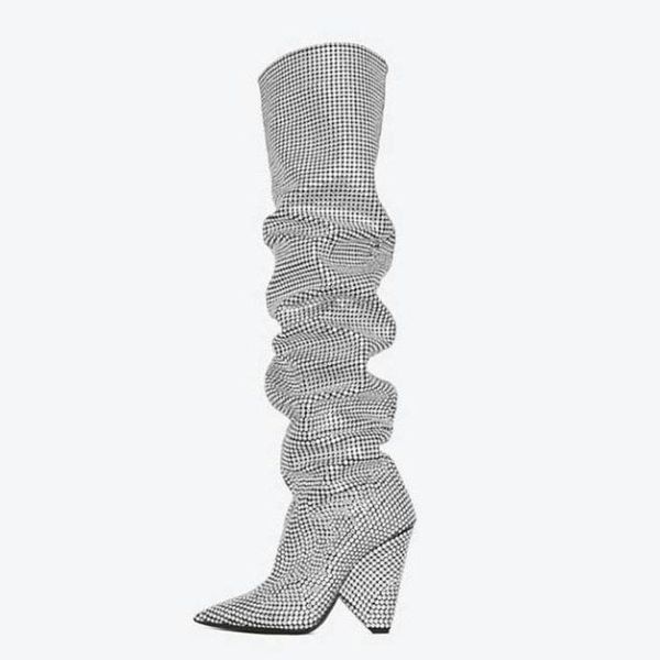boots 2021 pointed toe knee high woman super heels spike hheel leather slip on riding shoes in fashion summer, Black
boots 2021 pointed toe knee high woman super heels spike hheel leather slip on riding shoes in fashion summer, Black