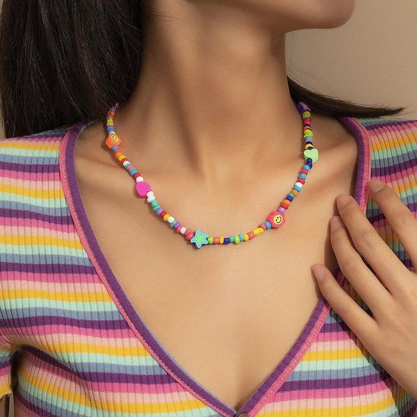 chokers fashion butterfly jewelry bohemia beads necklace for women chunky collar multicolor star heart chains accessories gift, Golden;silver
chokers fashion butterfly jewelry bohemia beads necklace for women chunky collar multicolor star heart chains accessories gift, Golden;silver