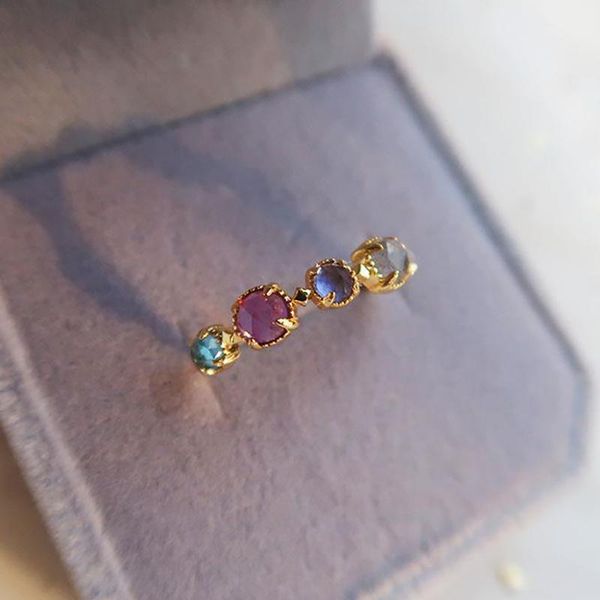 cluster rings designer original natural z opening adjustable ring exquisite and elegant charm creative retro female silver jewelry, Golden;silver