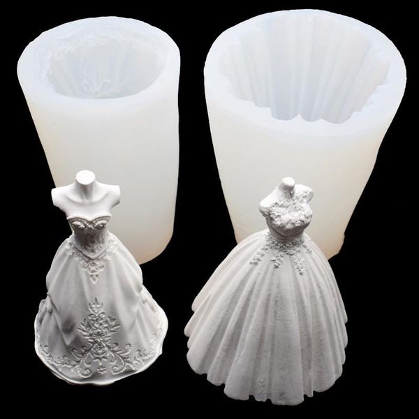 craft tools creativity bride wedding dress silicone molds diy handmade aroma candles gypsum baking cake candle mold
craft tools creativity bride wedding dress silicone molds diy handmade aroma candles gypsum baking cake candle mold