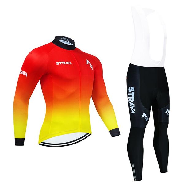 racing sets 2021 strava team cycling clothing 20d gel bike pants set ropa ciclismo mens autumn long pro bicycling jersey maillot wear, Black;blue
racing sets 2021 strava team cycling clothing 20d gel bike pants set ropa ciclismo mens autumn long pro bicycling jersey maillot wear, Black;blue